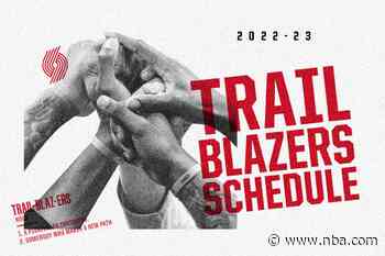 Trail Blazers Announce 2022-23 Regular Season Schedule - NBA.com