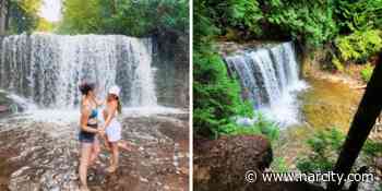 This Ontario Hiking Trail Leads To A Waterfall That Cascades Into A Glimmering Water Basin - Narcity Canada