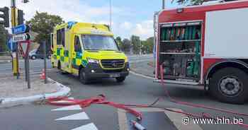 Fietser komt ten val door oliespoor in Assebroek - Het Laatste Nieuws