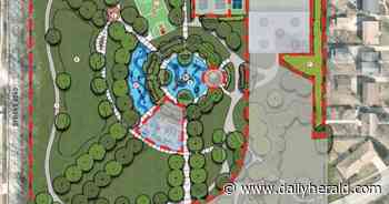 Flood control project in Highlands subdivison in Libertyville involves a lot of digging