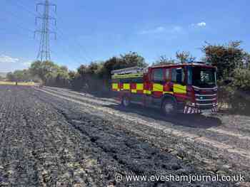 Field catches fire near Hinton on the Green - Evesham Journal