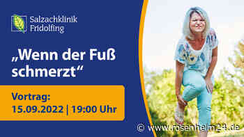 „Wenn der Fuß schmerzt“ – Ursachen und Therapiemöglichkeiten