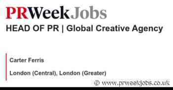 Carter Ferris: HEAD OF PR | Global Creative Agency