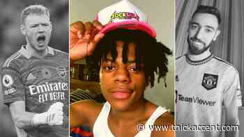 Even Aaron Ramsdale And Bruno Fernandes Know Who Ishowspeed Is - Thick Accent