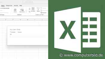 Microsoft Excel: So importieren Sie eine Tabelle aus dem Web - COMPUTER BILD - COMPUTER BILD