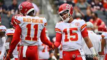 Six completions, six receivers: Patrick Mahomes' opening drive offers glimpse of Chiefs' 2022 passing offense