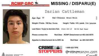 MISSING: Darian Cattleman, 17, of Red Deer - rdnewsnow.com
