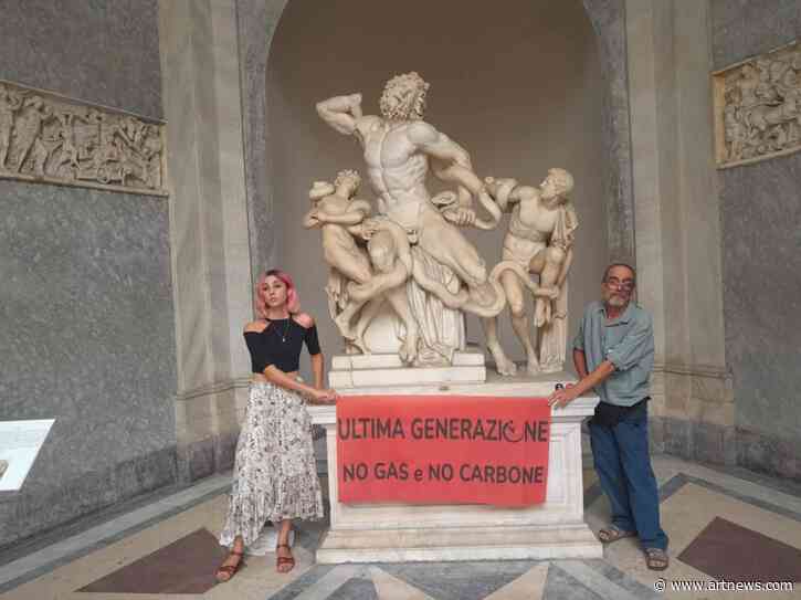 Climate Activists Glued Themselves to One of the Vatican’s Most Valuable Artworks