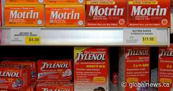 Children’s Tylenol and Advil shortage makes its way to Saskatchewan - Global News