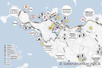 Streets closed because of the Reykjavík Marathon tomorrow - Iceland Monitor