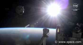 SpaceX Dragon cargo capsule departs space station for trip back to Earth