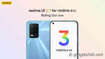 Realme 8 5G, Narzo 30 5G Receive Android 12-Based Realme UI 3.0 Update in India