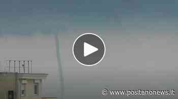 Capri temporale e tromba marina, incidente al porto con la Caremar - Positanonews - Positanonews