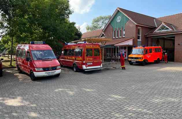 FW-SE: Beschädigte Wasserleitung sorgt für längeren Feuerwehreinsatz