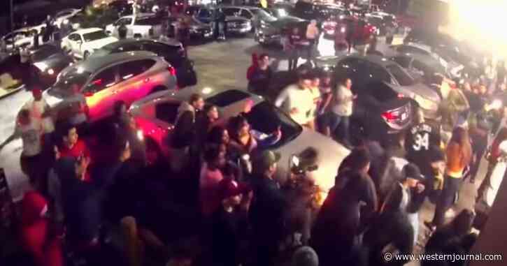 LAPD Asks for Public's Help After 'Flash Mob' Takes Over Entire Intersection and Ransacks Store