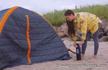 Crucoon inflatable tent with air beam technology - Geeky Gadgets