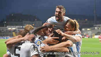 Startrekord eingestellt! Löwen besiegen Hallescher FC – zwei Platzverweise in Giesing