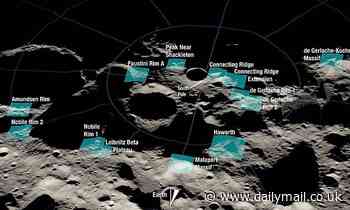 NASA reveals regions on moon that are potential landing targets for the 2025 Artemis III mission