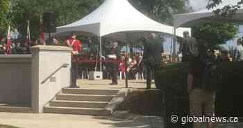 Royal Hamilton Light Infantry members remembered at Dieppe memorial