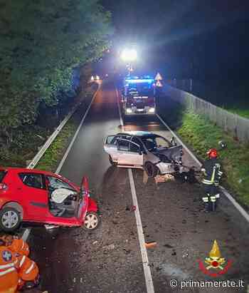 Gravissimo incidente nella notte, feriti due giovani - Prima Merate