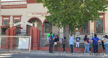 Siguen trabajos de rehabilitación en escuela primaria Leona Vicario en Hermosillo, tardarán 8 meses, señala ISIE - Proyecto Puente