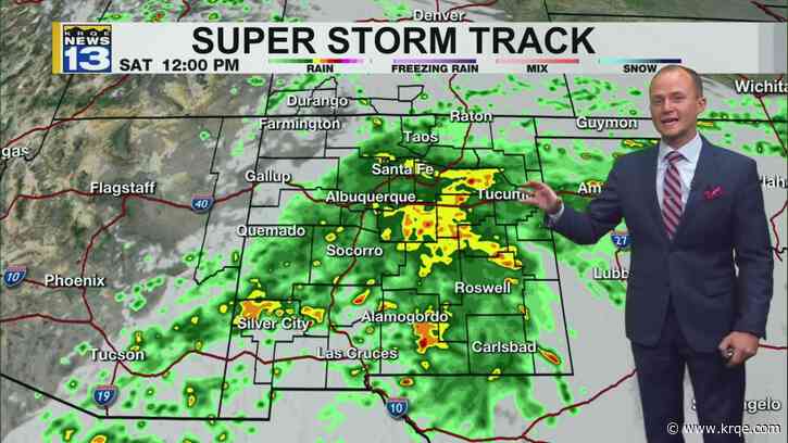 Heavy rain, flash flooding possible across all of New Mexico Saturday