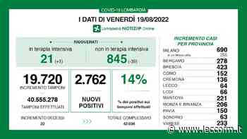 COVID: 64 NUOVI CASI IN PROVINCIA DI LECCO - Lecco FM