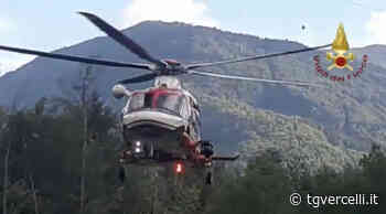 Valsesia: escursionista ferito, salvato dall’elicottero dei Vigili del Fuoco - tgvercelli.it