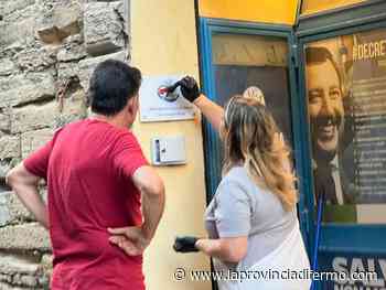 Danneggiata la sede della Lega a Fermo: indaga la Polizia Scientifica - Laprovinciadifermo.com