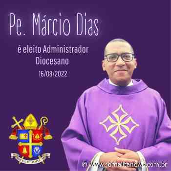 Padre Márcio Dias de Oliveira é o administrador diocesano de Itapeva - Jornal Ita News