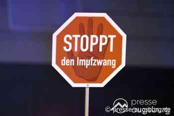 Und sie spazieren wieder - Gegner der Corona-Politik laufen durch Augsburg | Presse Augsburg - Presse Augsburg