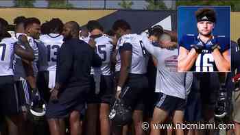 FIU Football Hits the Field With Heavy Hearts After Knox's Death