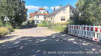 Baustelle in Balingen: Brücke Eyachstraße wird erneuert - Balingen & Umgebung - Schwarzwälder Bote