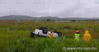 FOTOS: Pareja sufre volcadura en la autopista Tepic - Guadalajara; él perdió la vida - NTV | El Portal de Nayarit