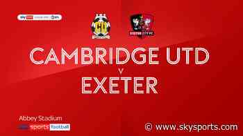 Cambridge 2-1 Exeter: Paul Digby wins it for United - Sky Sports