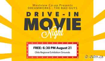 Drive In Movie At The Olds Regional Exhibition On August 21st - ckfm.ca