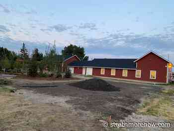 Langdon begins work on a new library/youth centre! - StrathmoreNow.com