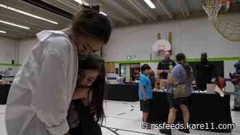 Suni Lee surprises kids at alma mater Battle Creek Elementary
