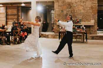 A bride and her dad who went viral with their dance share a special bond