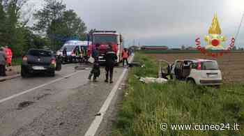 Fossano, frontale in Località Maddalene: marito e moglie sono gravi - Cuneo24