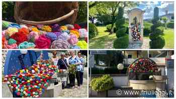 Le fontane di Ronchis fioriscono con 2mila rose di lana - Friuli Oggi
