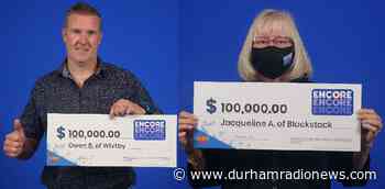 Whitby man and Scugog woman each taking home $100000 on Lottario draw - durhamradionews.com