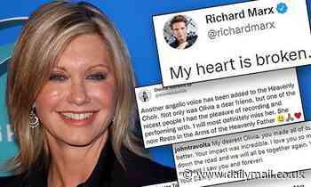 John Travolta leads Olivia Newton-John tributes after Grease star dies aged 73 - Daily Mail
