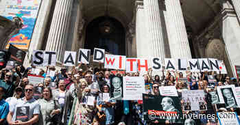 Writers Gather to Read Salman Rushdie and Support Free Speech