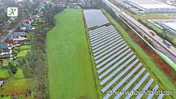 Regenerative Energie: Glinde will mit Oststeinbek Solarpark bauen - Hamburger Abendblatt
