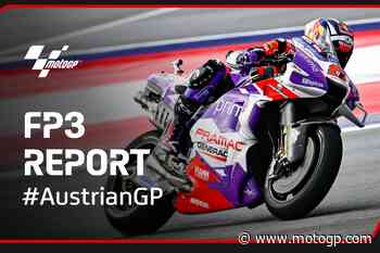 Zarco 1° nella FP3, ma che brivido con Aleix Espargaro