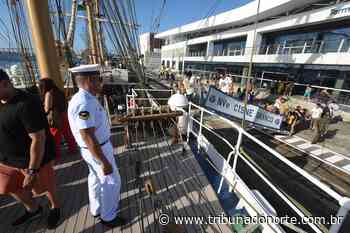 Veleiro 'Cisne-Branco' reúne famílias para conhecerem a Marinha em Natal - 19/08/2022 - Notícia - Tribuna do Norte