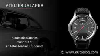 Aston Martin DB5 hood used to make Atelier Jalaper watches