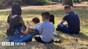 Afghanistan: Refugee family overcome 'culture shock' of Coventry - BBC