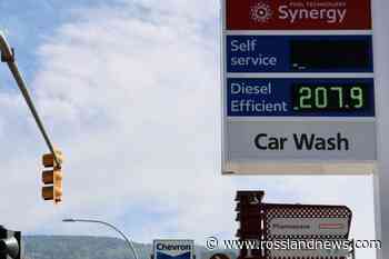 Fuel prices fluctuate: diesel much lower in Grand Forks than Trail - Rossland News